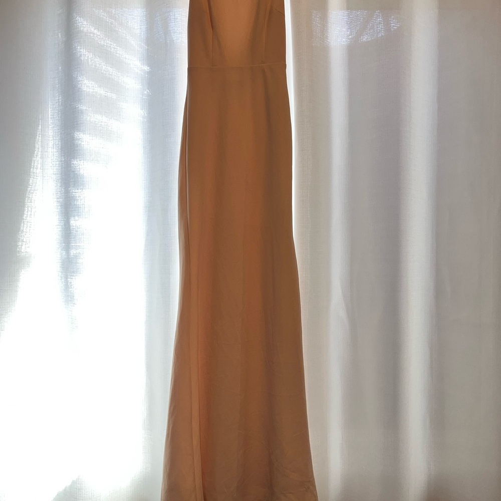Lulus Women’s Elegant Champagne Evening Gown